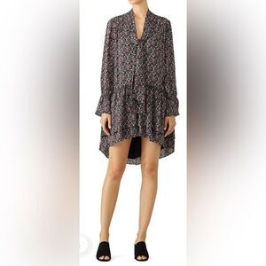 Joie Printed Jamira Silk Dress Size Small